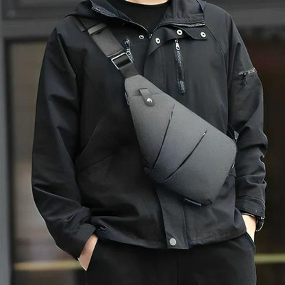 Umhängetasche – verstellbar – diebstahlsicher – Brustbeutel – Herrentaschen-Chaps Herrenmode