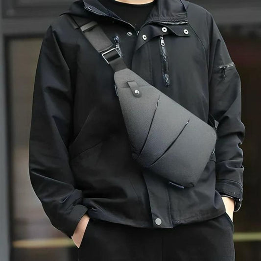 Umhängetasche – verstellbar – diebstahlsicher – Brustbeutel – Herrentaschen-Chaps Herrenmode