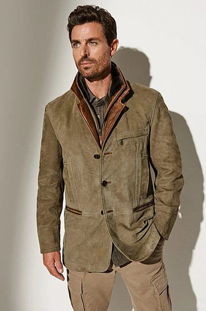 Vintage Jacke | Button-Up | Wetterfest | Herrenjacke | Herbstjacke-Chaps Herrenmode