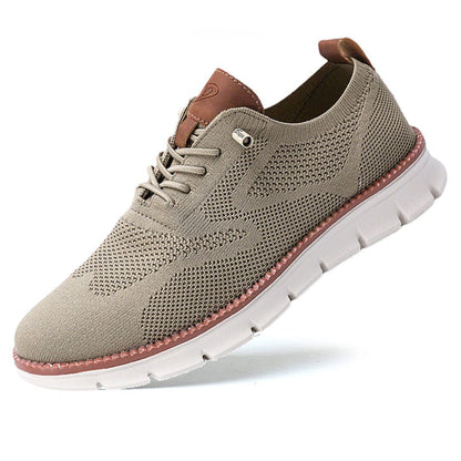 Wanderschuhe | Atmungsaktiv | Mesh | Slip-On-Schuhe | Herrenschuhe-Karamell-39-Chaps Herrenmode