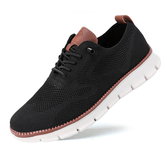 Wanderschuhe | Atmungsaktiv | Mesh | Slip-On-Schuhe | Herrenschuhe-Schwarz-39-Chaps Herrenmode