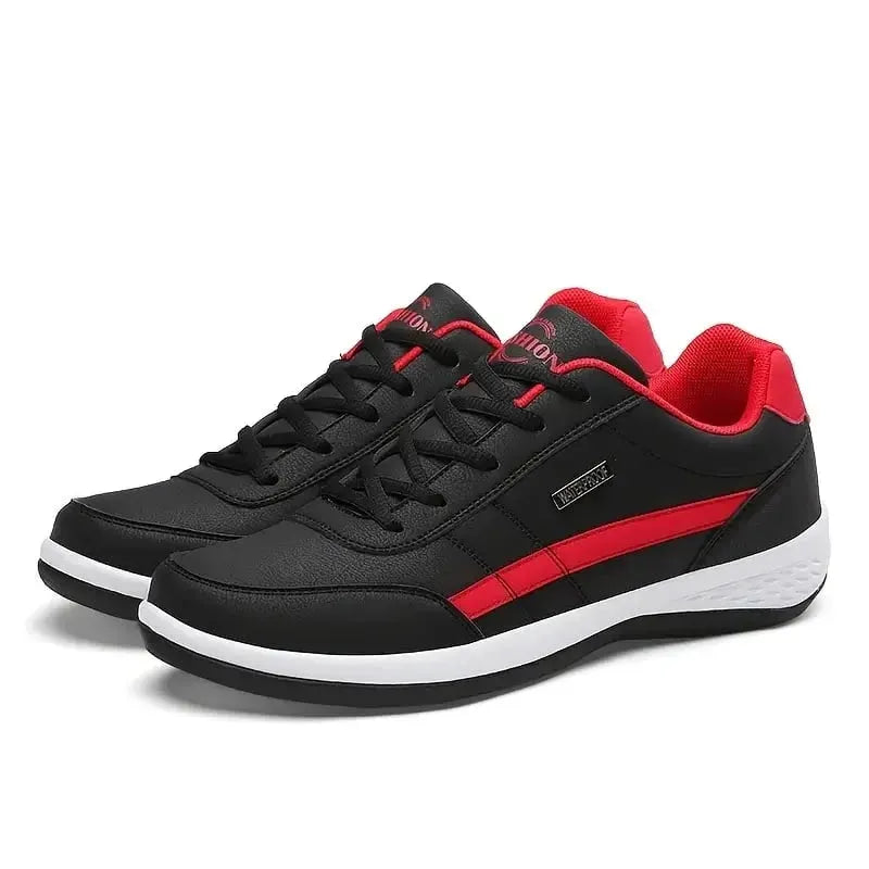 Wanderschuhe – Herren-Sneaker für jeden Tag mit ergonomischem Schnürverschluss-Rot-38-Chaps Herrenmode