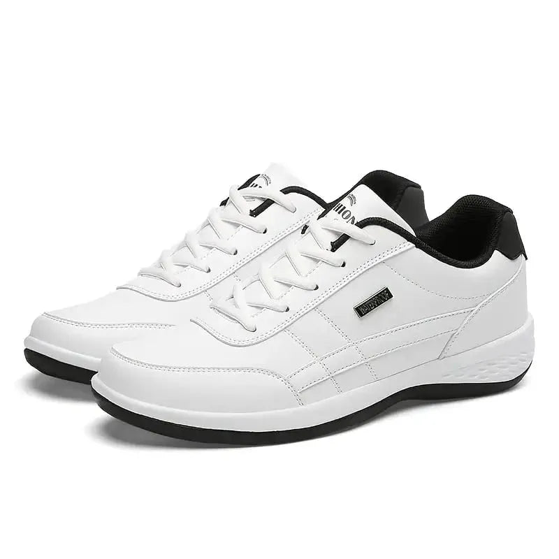 Wanderschuhe – Herren-Sneaker für jeden Tag mit ergonomischem Schnürverschluss-Weiß-38-Chaps Herrenmode