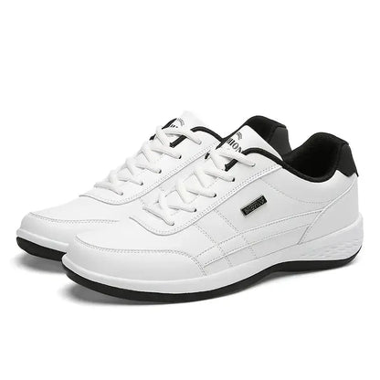 Wanderschuhe – Herren-Sneaker für jeden Tag mit ergonomischem Schnürverschluss-Weiß-38-Chaps Herrenmode