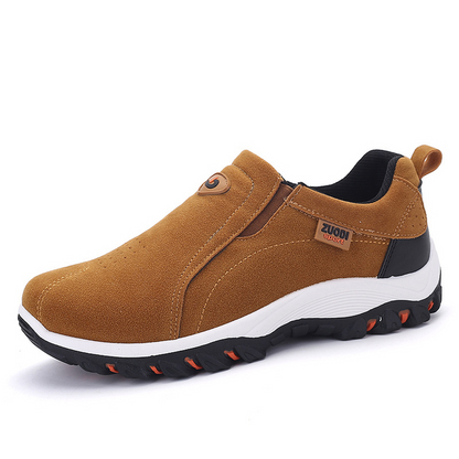 Wanderschuhe | Rutschfest | Orthopädische Schuhe | Schlupfschuhe | Herrenschuhe-Braun-39-Chaps Herrenmode