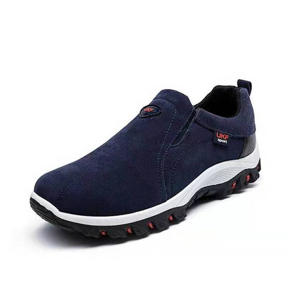 Wanderschuhe | Rutschfest | Orthopädische Schuhe | Schlupfschuhe | Herrenschuhe-Braun-43-Chaps Herrenmode