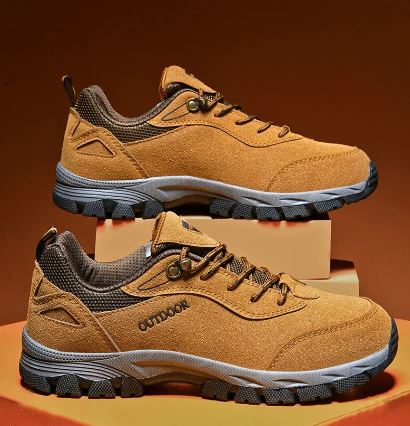 Wanderschuhe - Rutschfeste Herren-Schnürschuhe zum Hineinschlüpfen-Khaki-39-Chaps Herrenmode