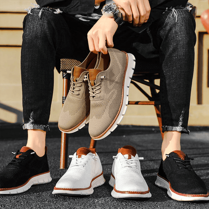 Wanderschuhe | Slip-On | Ergonomisch | Mesh-Sneaker | Herrenschuhe-Chaps Herrenmode