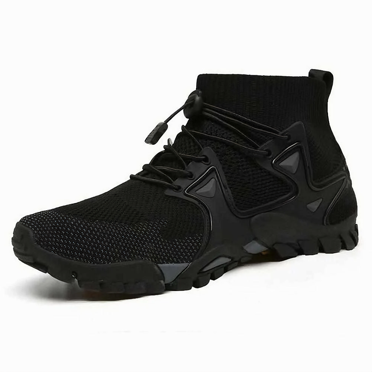 Wanderschuhe | Slip-On | Mesh | Walking-Schuhe | Herren-Trekkingschuhe-Schwarz-40-Chaps Herrenmode
