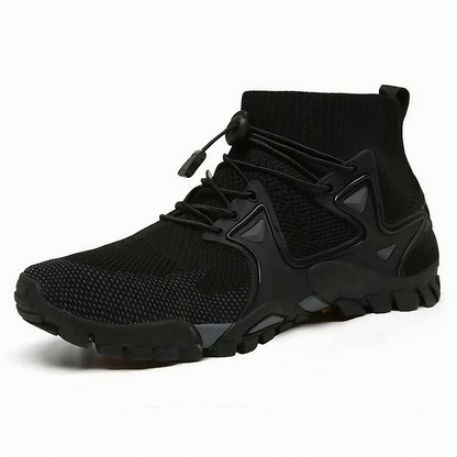 Wanderschuhe | Slip-On | Mesh | Walking-Schuhe | Herren-Trekkingschuhe-Schwarz-40-Chaps Herrenmode