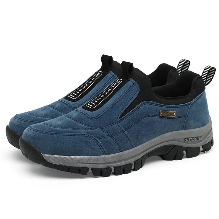 Wanderschuhe | Slip-Ons | Bequem | Orthopädische Schuhe | Herrenschuhe-Blau-36-Chaps Herrenmode