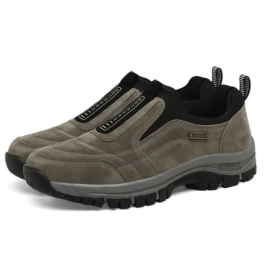 Wanderschuhe | Slip-Ons | Bequem | Orthopädische Schuhe | Herrenschuhe-Grau-36-Chaps Herrenmode