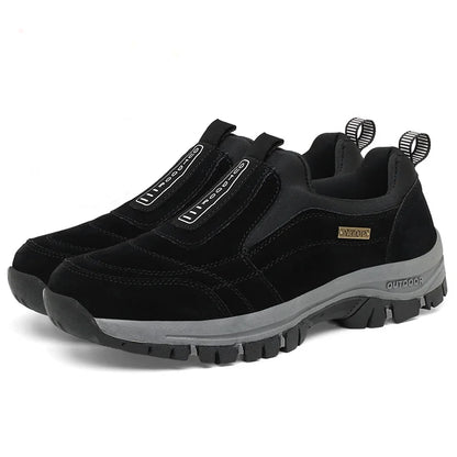 Wanderschuhe | Slip-Ons | Bequem | Orthopädische Schuhe | Herrenschuhe-Schwarz-36-Chaps Herrenmode