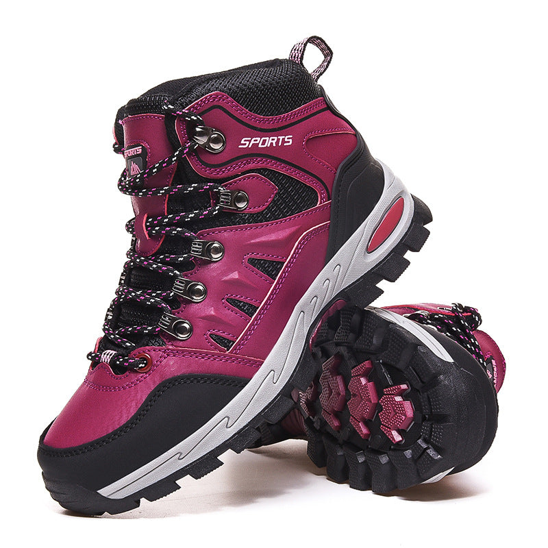 Wanderschuhe – Wasserdicht – Outdoor – Wanderschuhe – Herrenschuhe-Rosa Rot-40-Chaps Herrenmode