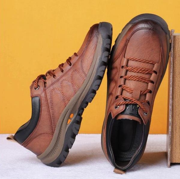 Wanderschuhe - Wasserdichte Herren Outdoor-Schuhe aus Leder-Chaps Herrenmode