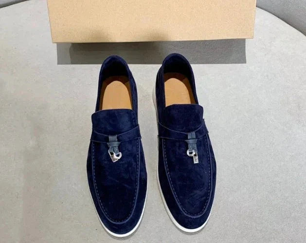 Wildleder-Loafers | Leder | Slip-On | Herren-Anzugschuhe | Loafers-Chaps Herrenmode