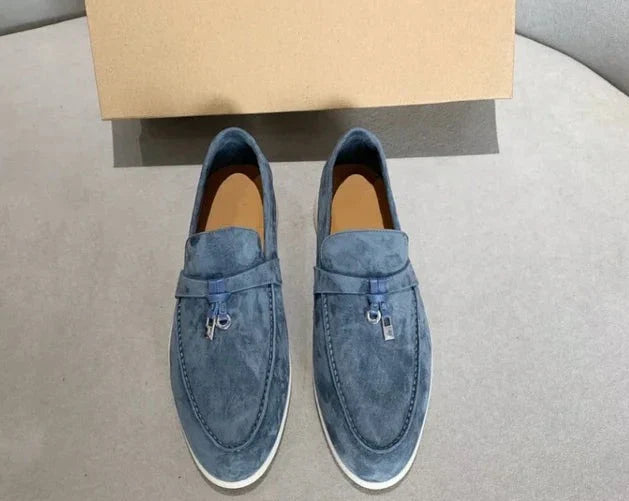 Wildleder-Loafers | Leder | Slip-On | Herren-Anzugschuhe | Loafers-Chaps Herrenmode