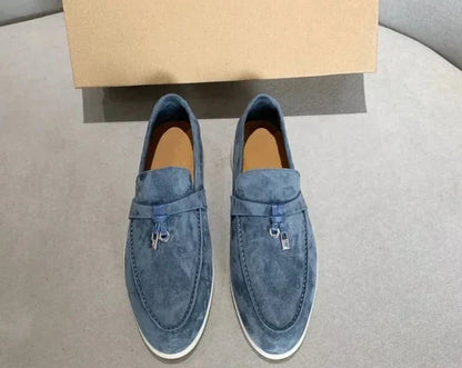 Wildleder-Loafers | Leder | Slip-On | Herren-Anzugschuhe | Loafers-Chaps Herrenmode