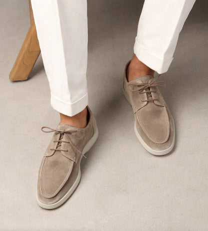 Wildleder-Loafers | Schnürschuhe | Wildlederschuhe | Anzugschuhe | Herren-Wildleder-Slipper-Chaps Herrenmode