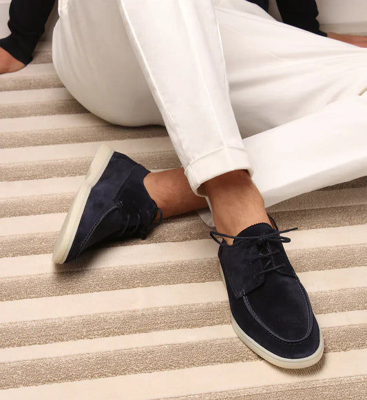 Wildleder-Loafers | Schnürschuhe | Wildlederschuhe | Anzugschuhe | Herren-Wildleder-Slipper-Chaps Herrenmode