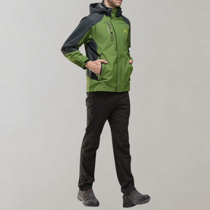 Windbreaker-Jacke | Wasserdicht | Mit Kapuze | Outdoor-Jacke | Herrenjacke-Chaps Herrenmode