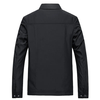 Winddichte Jacke - Leichte Wasserjacke mit Reißverschluss für Männer-Chaps Herrenmode