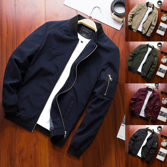 Winddichte Jacke – wasserdicht – Herbst – Bomberjacke – Herrenjacke-Chaps Herrenmode