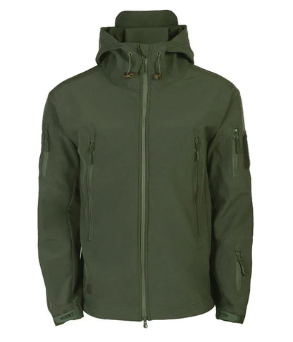 Windjacke | Mit Kapuze | Taktisch | Outdoor-Jacke | Wasserdichte Regenjacke für Männer-Chaps Herrenmode
