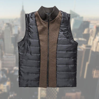 Wintermantel - Stehkragen - Zip-Up - Wollmantel - Herrenjacke-Chaps Herrenmode