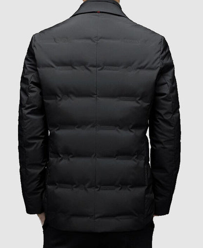 Winterparka-Gefütterte Winterjacke mit Reißverschluss für Herren-Chaps Herrenmode