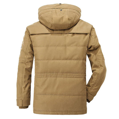 Winterparka | Kapuze | Fleece gefüttert | Schneejacke | Winterjacken für Männer-Chaps Herrenmode