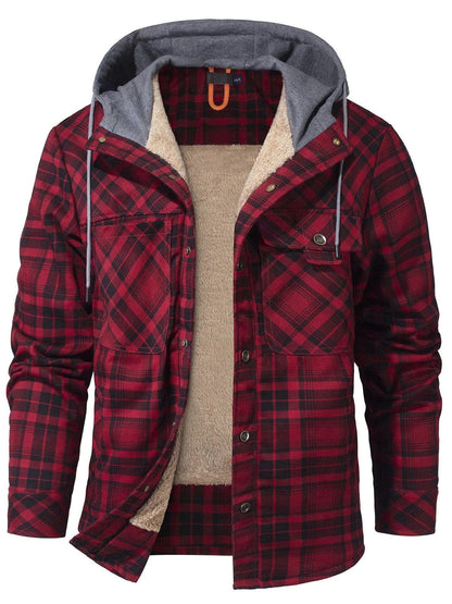 Woodland Jacke-Rot-S-Chaps Herrenmode