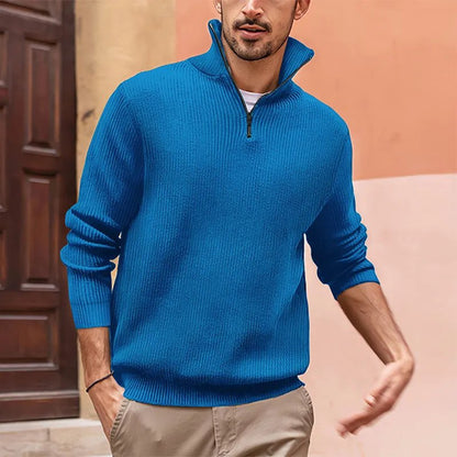 Xander Robuster Halbreißverschluss-Blau-XS-Chaps Herrenmode