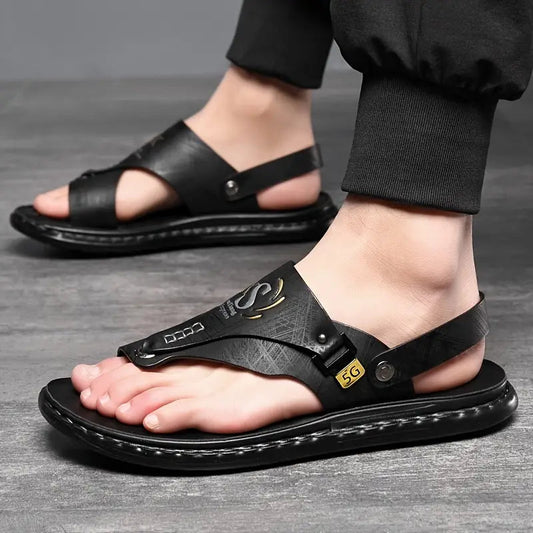 Youssef Sandalen | Bequeme Freizeitpantoffeln für Männer-Chaps Herrenmode