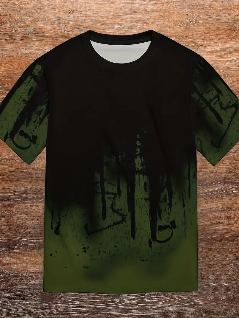 Zachary T-Shirt | Herren Casual Splash Print Hemd-Chaps Herrenmode