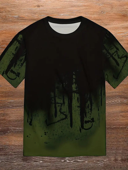 Zachary T-Shirt | Herren Casual Splash Print Hemd-Chaps Herrenmode