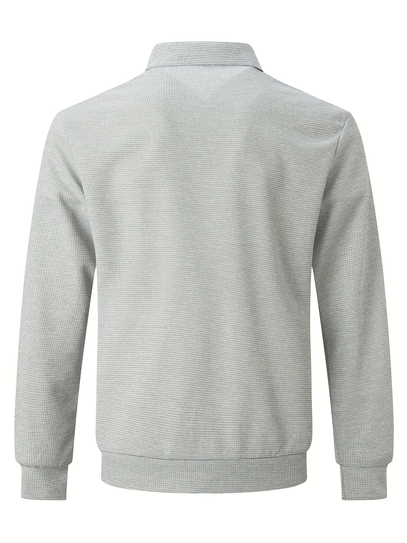 Zip Cardigan – Herren-Sweatshirtjacke mit Umlegekragen und durchgehendem Reißverschluss-Chaps Herrenmode