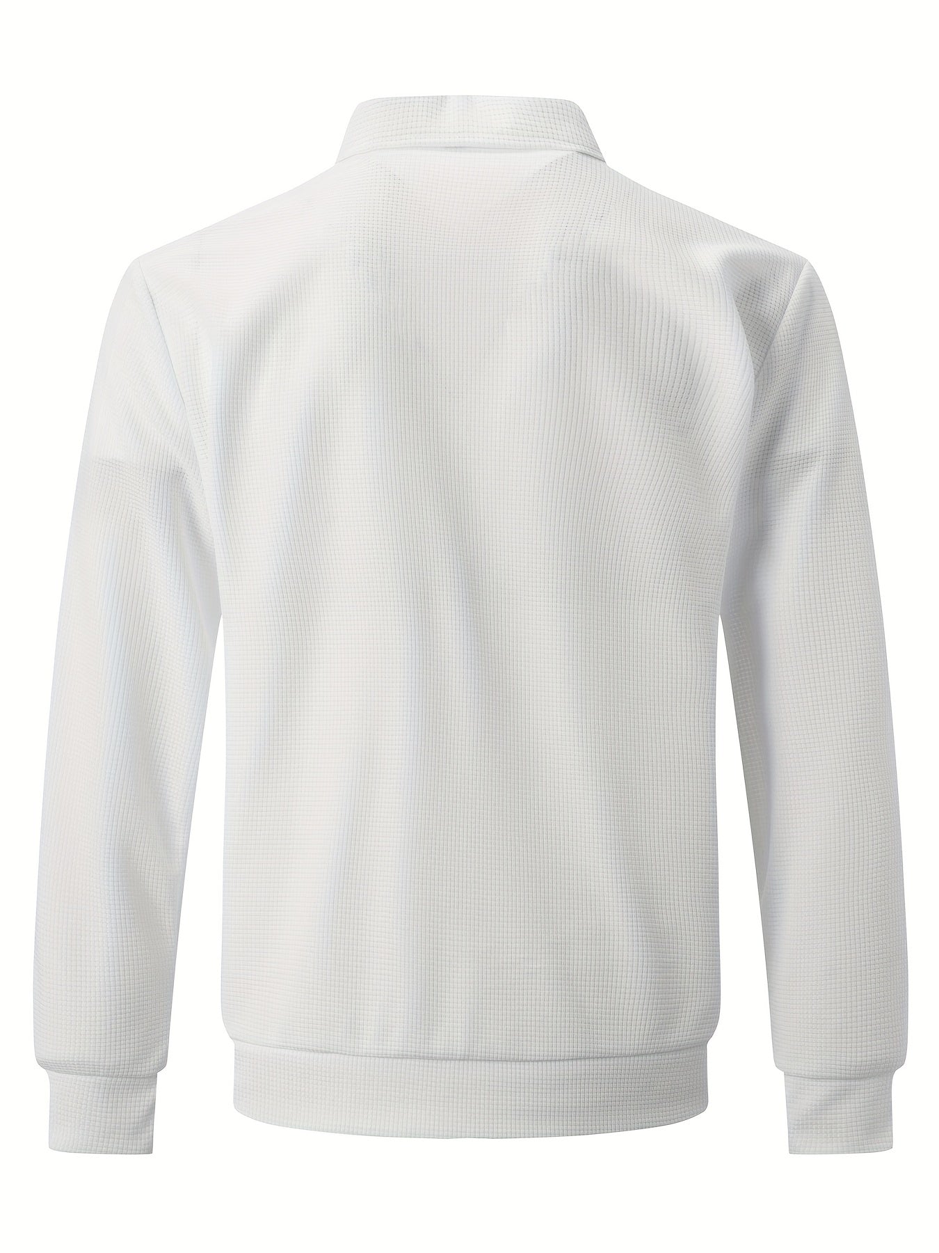Zip Cardigan – Herren-Sweatshirtjacke mit Umlegekragen und durchgehendem Reißverschluss-Chaps Herrenmode