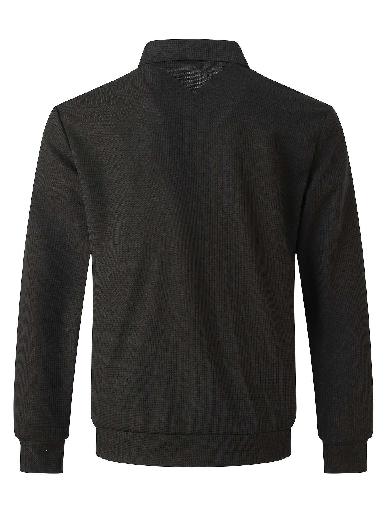 Zip Cardigan – Herren-Sweatshirtjacke mit Umlegekragen und durchgehendem Reißverschluss-Chaps Herrenmode