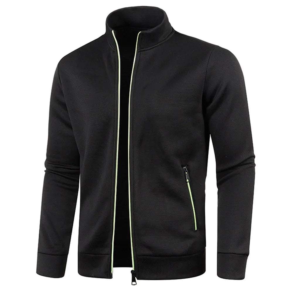 Zip Cardigan | Langarm | Atmungsaktiv | Reißverschlussjacke | Herrenbekleidung-Chaps Herrenmode