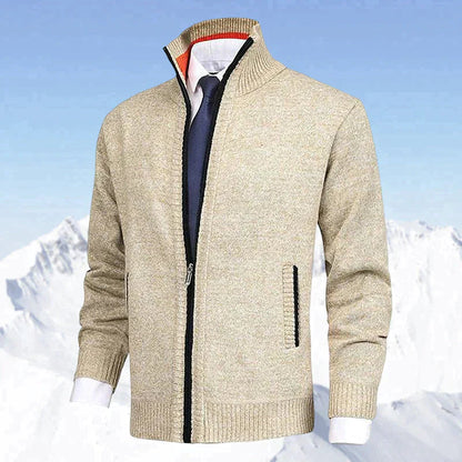 Zip-Cardigan | Warm | Winter | Strickjacke | Herrenjacke-Chaps Herrenmode