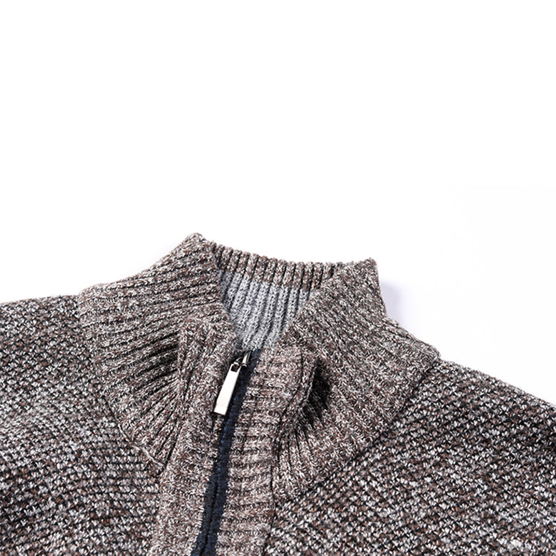 Zip-Up Strickjacke | Full Zip | Langarm | Strickjacke | Herrenbekleidung-Chaps Herrenmode