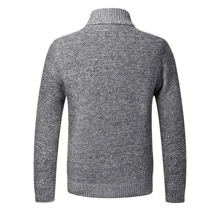 Zip-Up Strickjacke | Full Zip | Langarm | Strickjacke | Herrenbekleidung-Chaps Herrenmode
