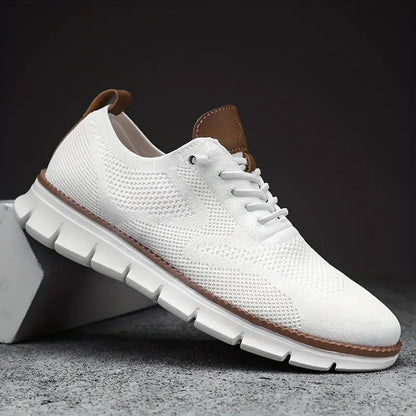 Zoltan Turnschuhe | Leichte Wanderschuhe für Männer-Weiß-39.5-Chaps Herrenmode