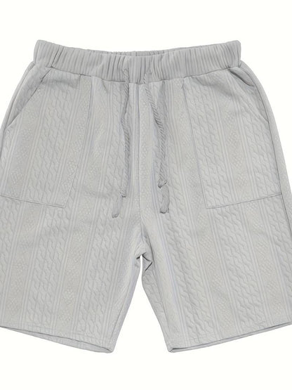 Zweiteiliges Set | Gestrickt | Kurzarm | Co-Ord Sets Männer | Herren Kurzsets-Chaps Herrenmode