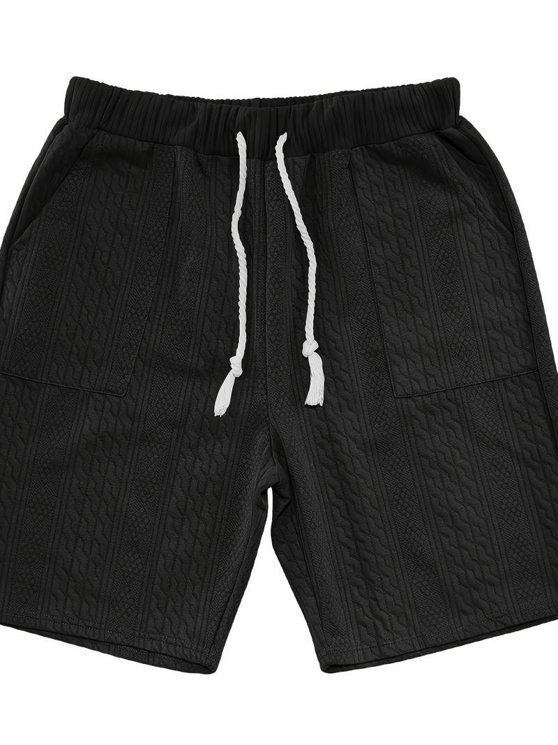 Zweiteiliges Set | Gestrickt | Kurzarm | Co-Ord Sets Männer | Herren Kurzsets-Chaps Herrenmode