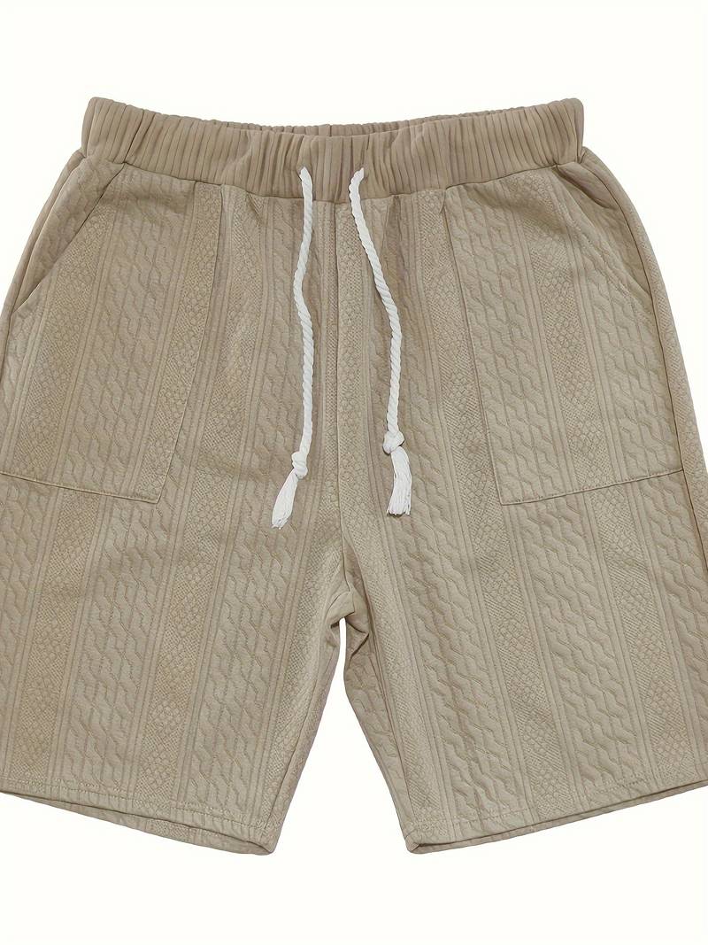Zweiteiliges Set | Gestrickt | Kurzarm | Co-Ord Sets Männer | Herren Kurzsets-Chaps Herrenmode