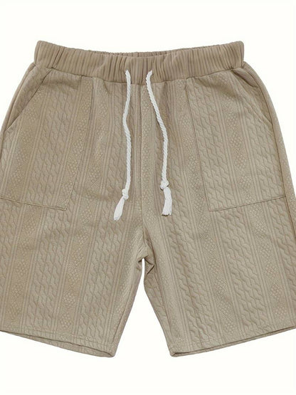 Zweiteiliges Set | Gestrickt | Kurzarm | Co-Ord Sets Männer | Herren Kurzsets-Chaps Herrenmode