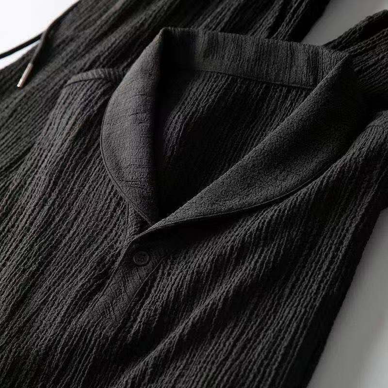 Zweiteiliges Set - T-Shirt - Kordelzug - Co-Ord Set - Sommerkleidung für Männer-Chaps Herrenmode
